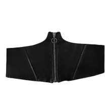 Cinturón Corset Elástico Negro Polipiel Suave