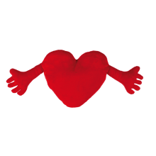 Cojín Corazón Brazos