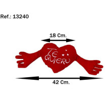 Cojín Corazón Brazos Te Quiero