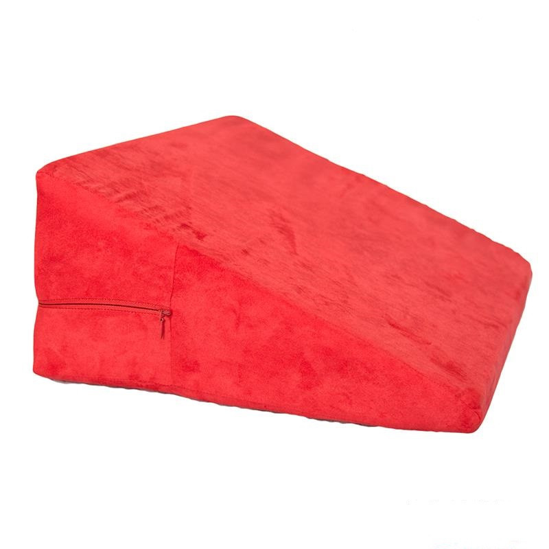 Cojín Posiciones Funda Cremallera Rojo