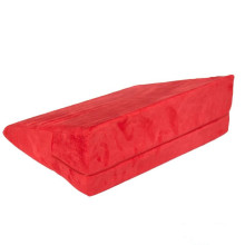 Cojín Posiciones Funda Cremallera Rojo