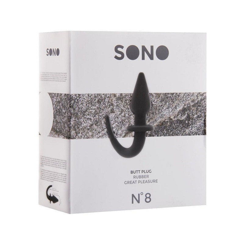 Cola de Perro Silicona Negra Sono NNo. 8