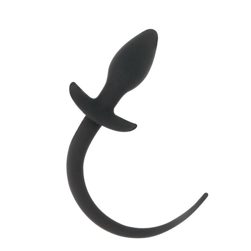 Cola de Perro Silicona Negro M Darkness