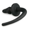 Cola de Perro Silicona Twist Negro L Easy Toys