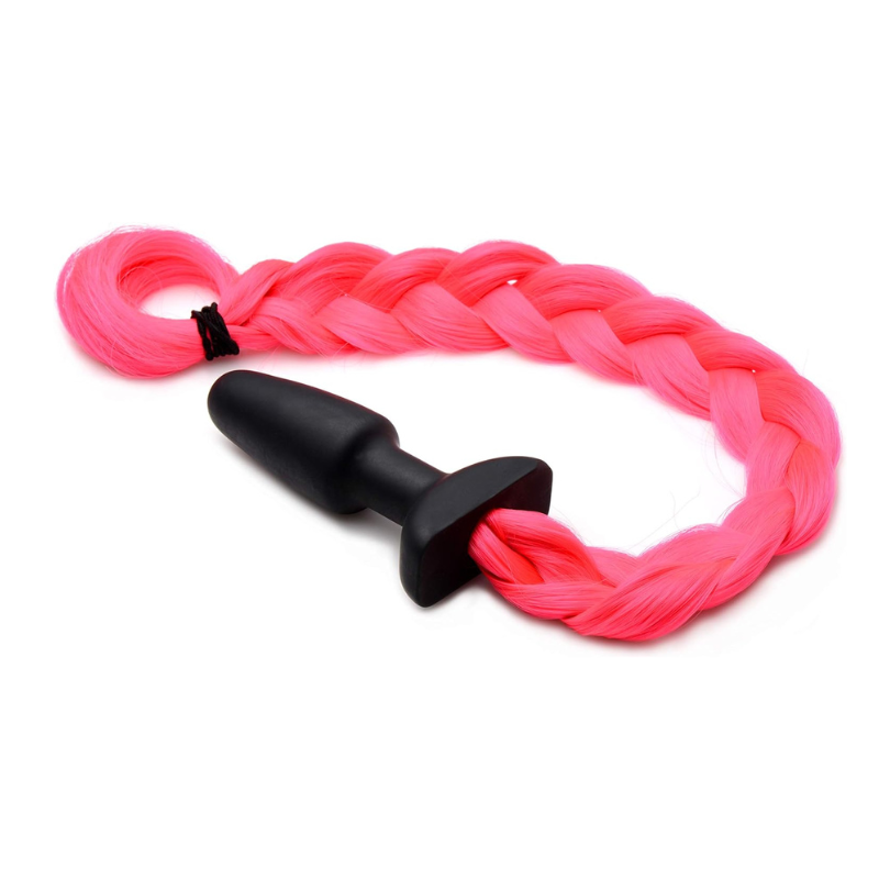 Cola De Pony Silicona Rosa Hot Pink Tailz