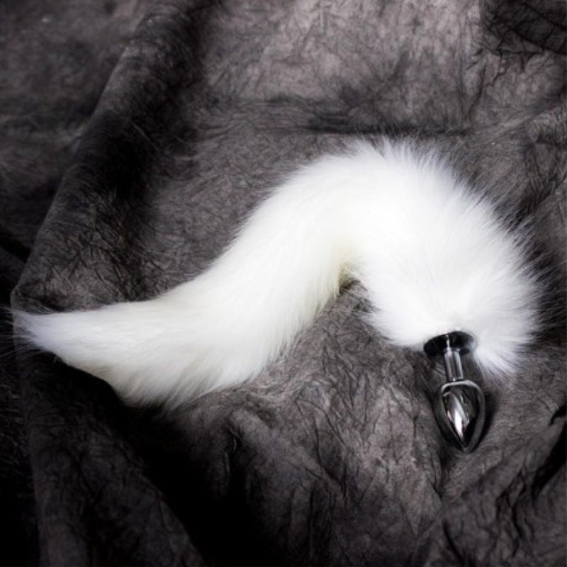 Cola de Zorro Metal Blanco S BDSM Line
