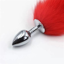 Cola De Zorro Metal Roja S