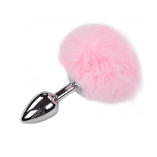 Cola Pompón Metal Rosa S Fluffy