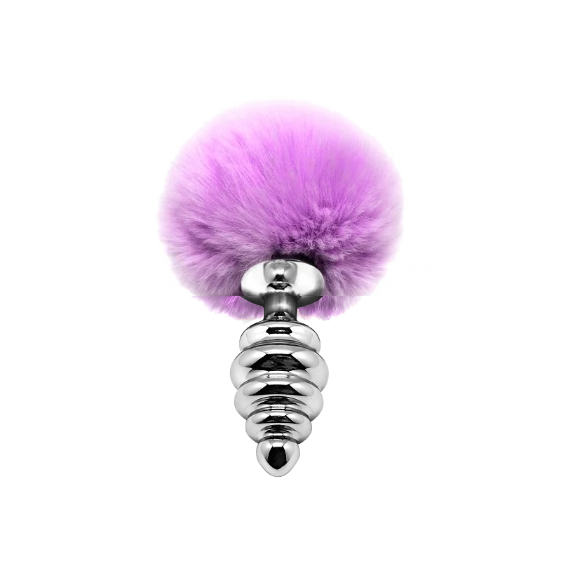 Cola Pompón Metal Twist Lila M Fluffy