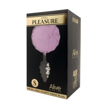 Cola Pompón Metal Twist Lila S Fluffy