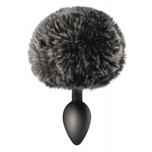 Cola Pompón Silicona Negro S Sweet Caress