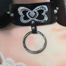 Collar Con Anilla Y Mariposa 85014