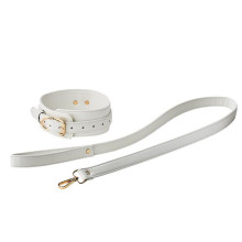 Collar Con Correa Blaze Elite Blanco