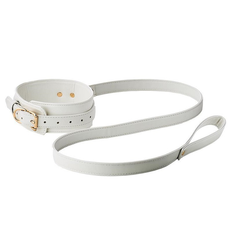 Collar Con Correa Blaze Elite Blanco