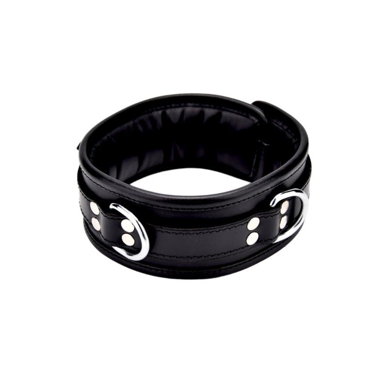Collar Cuero Ancho Acolchado Bound