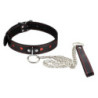 Collar Y Correa Argus Fetish Corazones Rojos