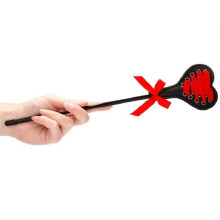 Fusta Crop Pequeña Ouch  Black Heart Red Lace