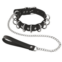 Collar Y Correa Fetish Tentation Anillas