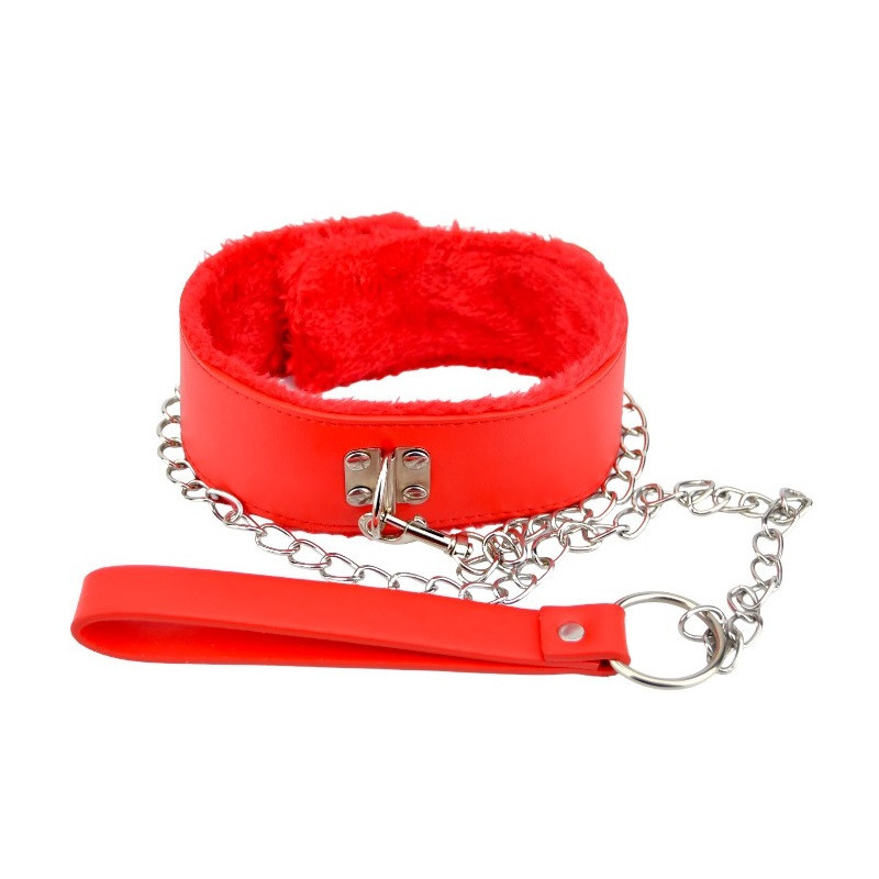 Collar y Correa Rojo Bound To Play