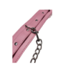 Collar y Correa Rosa Acolchado Suave Fetish Fever