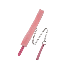 Collar y Correa Rosa Acolchado Suave Fetish Fever