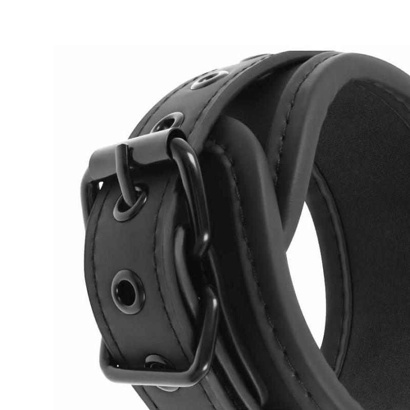 Collar y Esposas Fetish Submissive  Cuero Vegano