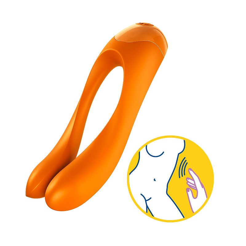 Dedal Estimulador Recargable Satisfyer Candy Cane