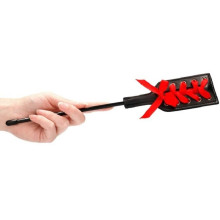 Fusta Crop Pequeña Ouch Rectangle Red Lace