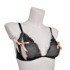 Conjunto 2 Piezas De Exposed Peek a Boo Bra Midnight Magic