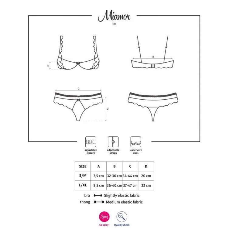 Conjunto 2 Piezas de Obsessive Miamor Rubi