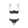 Conjunto 2 Piezas de Obsessive Negro Underbust Letica