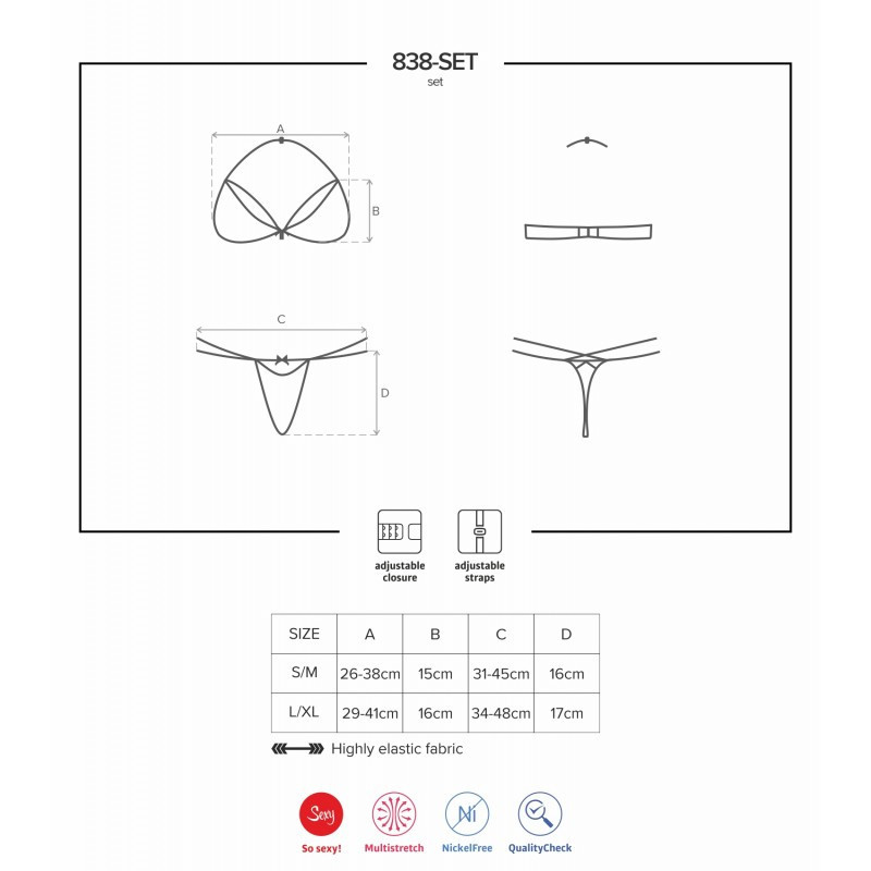 Conjunto 2 Piezas De Obsessive Rojo 838