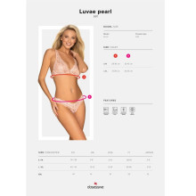 Conjunto 2 Piezas De Obsessive Rosa Perla Luvae