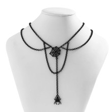 Gargantilla Cadenas Con Telaraña