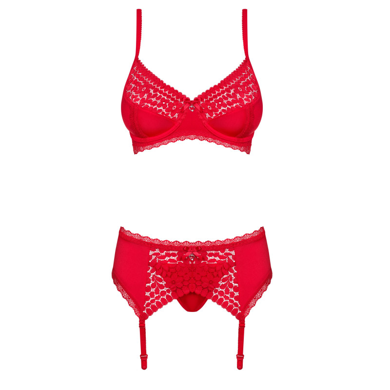 Conjunto 3 Piezas De Obsessive Rojo Jolierose