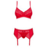 Conjunto 3 Piezas De Obsessive Rojo Jolierose