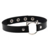 Gargantilla Choker Con Aro Gato Plateado