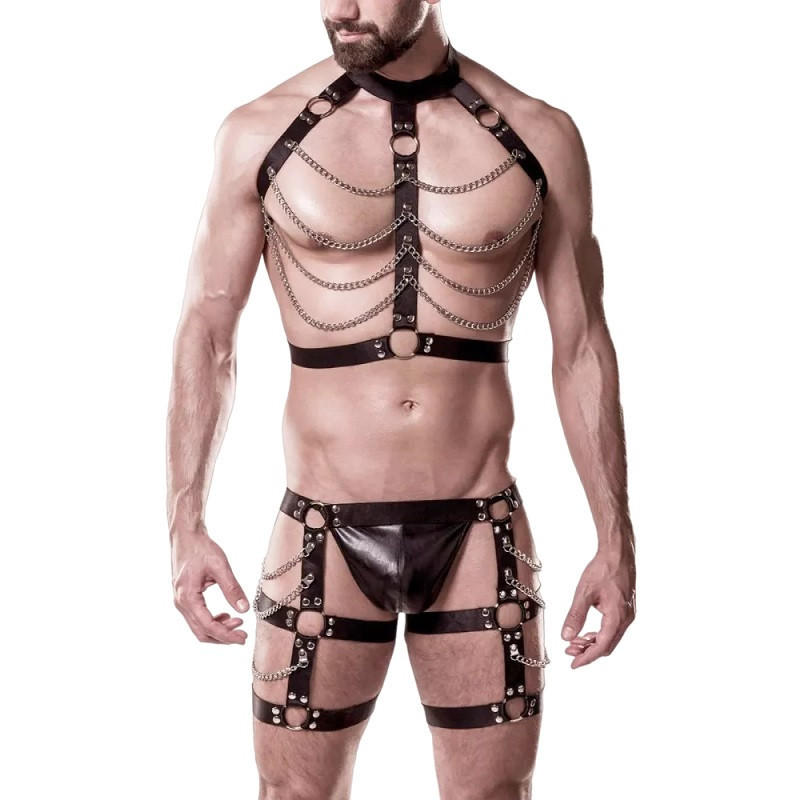 Conjunto BDSM Grey Velvet 20052