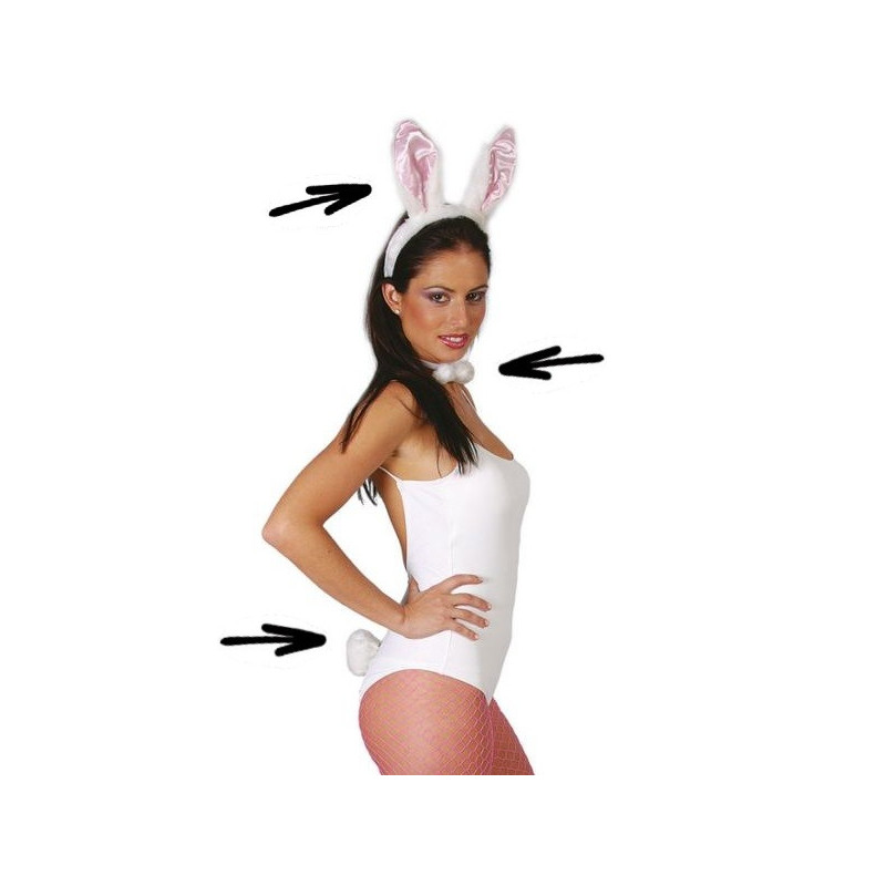Conjunto Conejita Blanco/Rosa