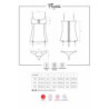 Conjunto Corset De Obsessive Floweria 2 Piezas