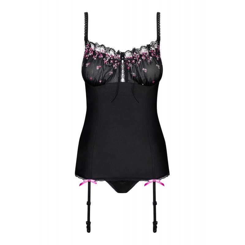 Conjunto Corset De Obsessive Floweria 2 Piezas