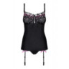 Conjunto Corset De Obsessive Floweria 2 Piezas