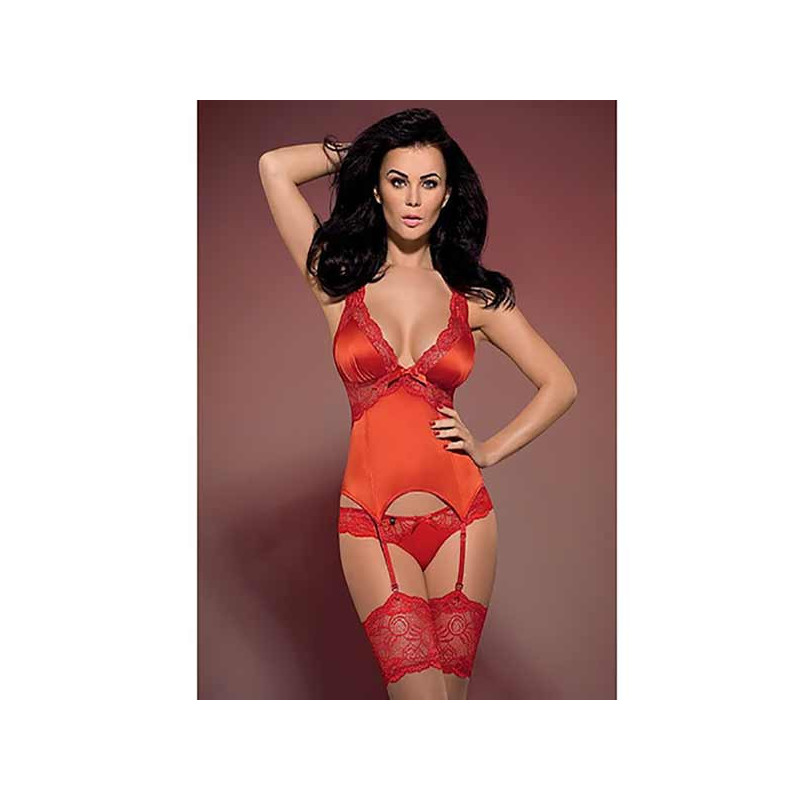 Conjunto Corset De Obsessive Secred 2 Piezas