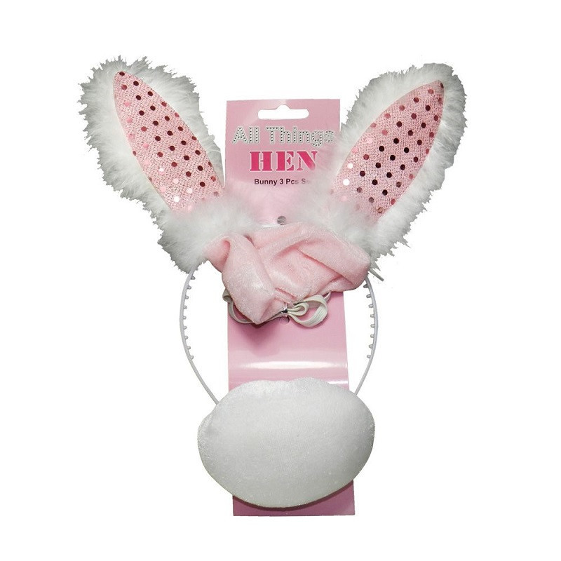 Conjunto Diadema Bunny