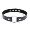 Gargantilla Choker Latetobed Negra Con Aro
