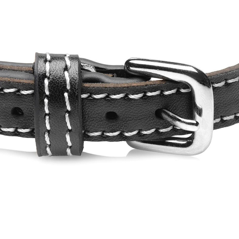 Gargantilla Choker Strict Piedras Blancas Y Anilla