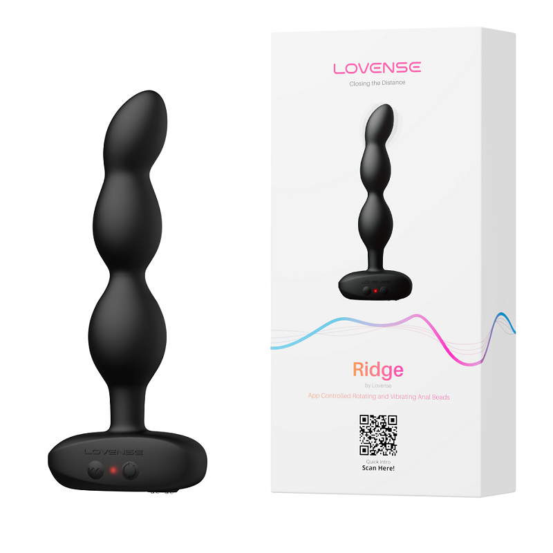 Control Remoto APP Tira Bolas Silicona Recargable Ridge By Lovense