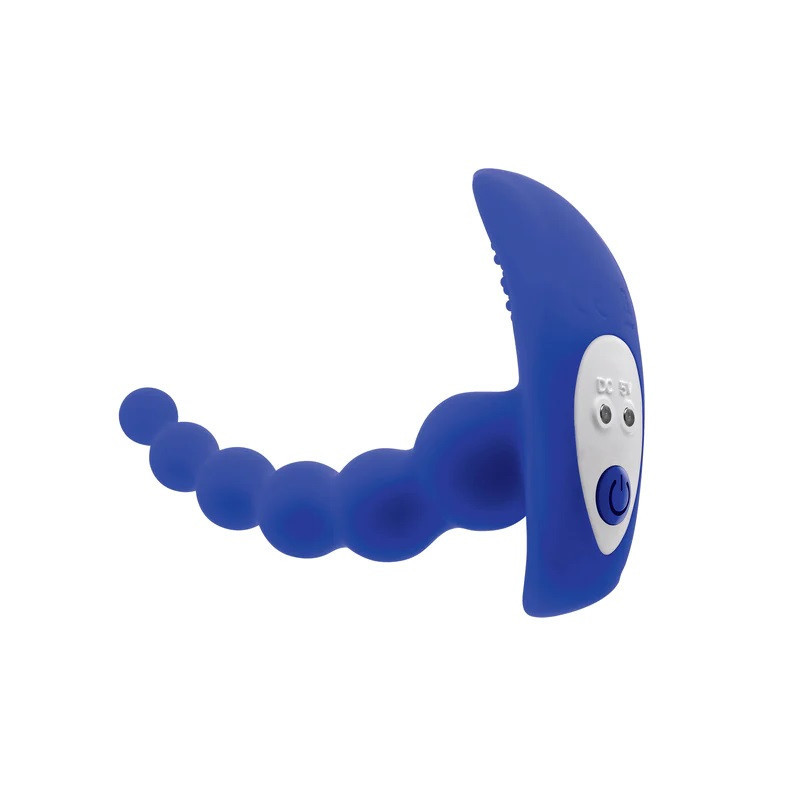 Control Remoto Estimulador Con Vibración Recargable Anal Beaded Pleasure Gender X