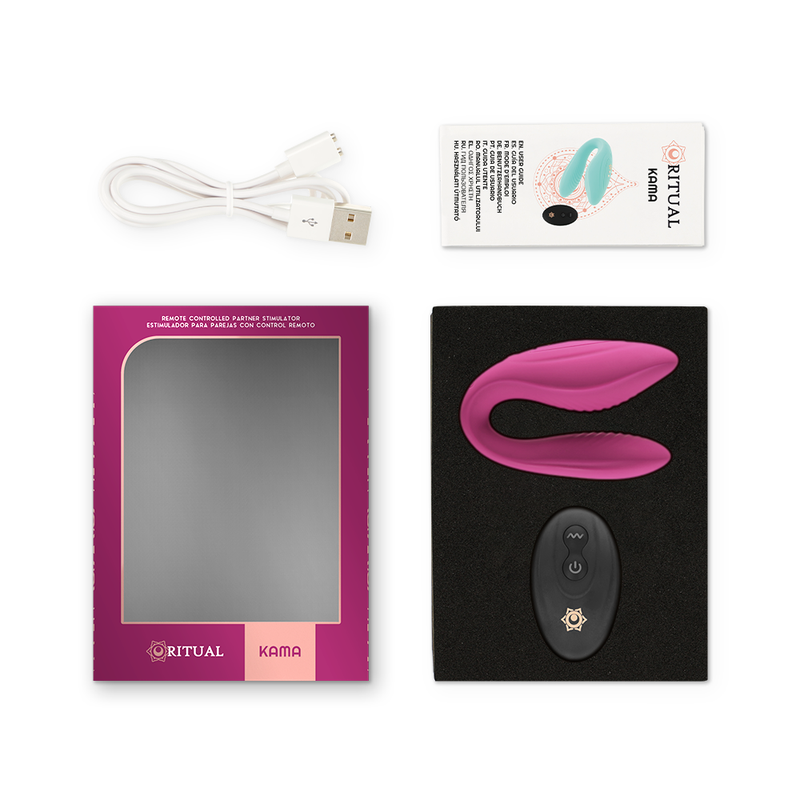 Control Remoto Estimulador Pinza Recargable Ritual Kama Magenta