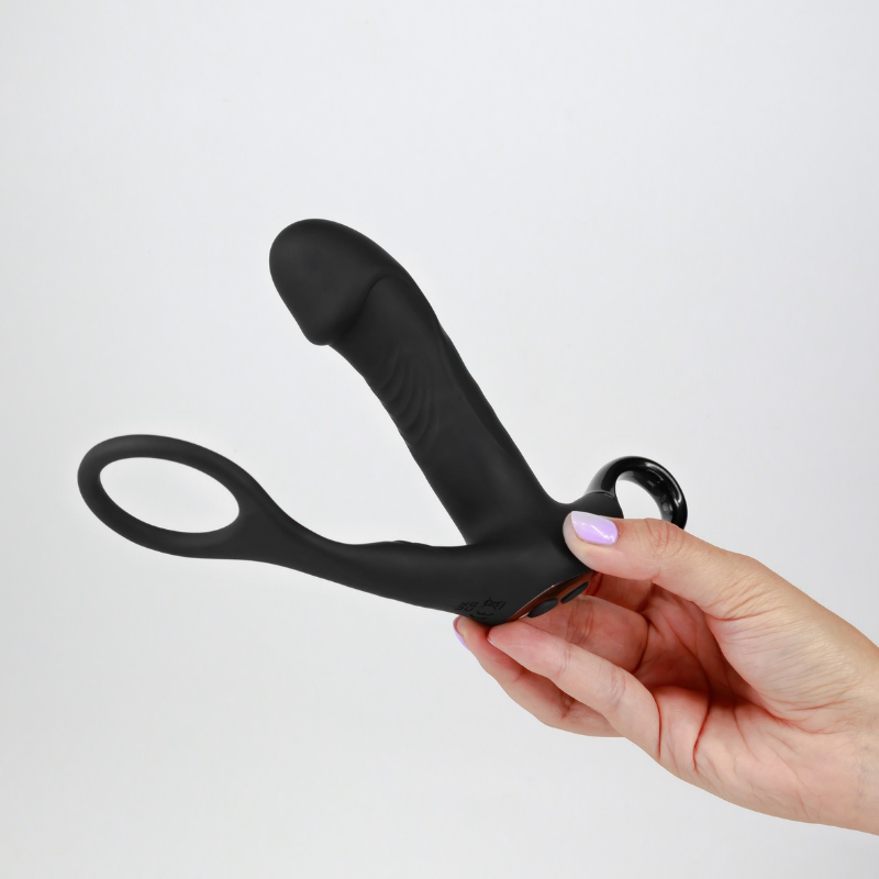 Control Remoto Estimulador Vibrador Impulsor con Anillo Magoo Crushious